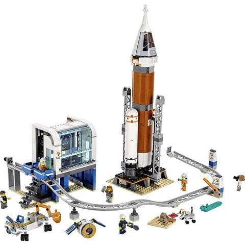 Lego - City - 60228 - La Fusée Spatiale Et Sa Station De Lancement